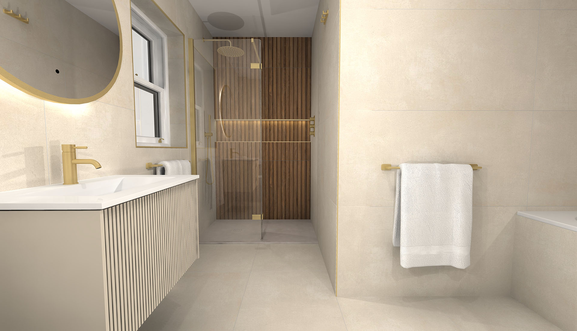 Bathroom tiles design